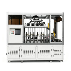 automatic secondary degassing & tail welding machine for heat pipe